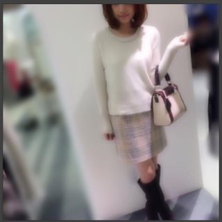 ウィルセレクション(WILLSELECTION)のWILLSELECTION チェックスカート(ひざ丈スカート)