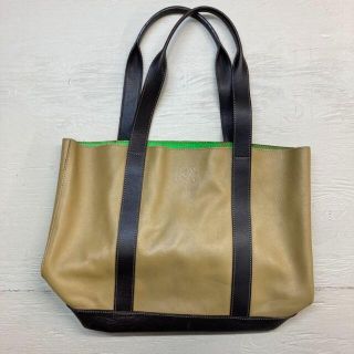 ロエベ(LOEWE)のLOEWE レザートートバッグ バイカラー(トートバッグ)