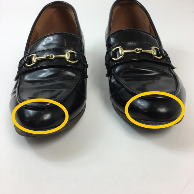 Aki様専用 ローファー エナメル 23.5cm 黒 4805464 レディースの靴/シューズ(ローファー/革靴)の商品写真