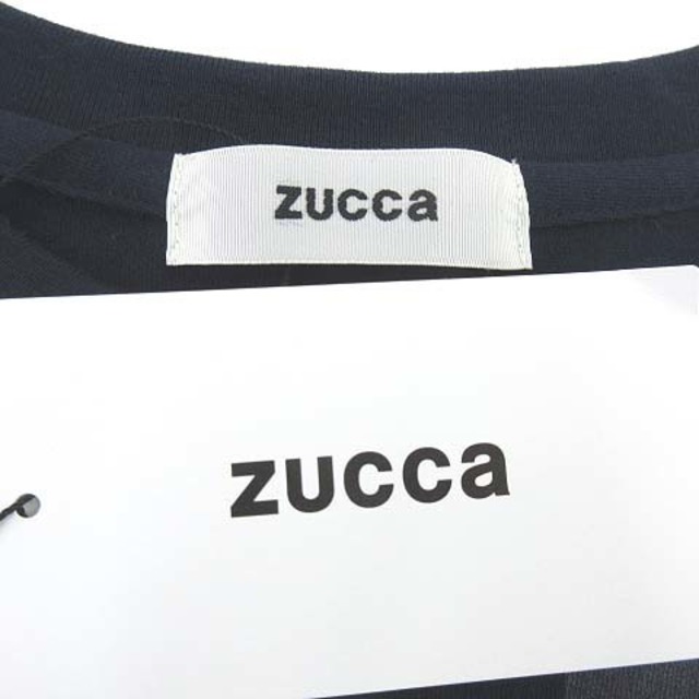 ZUCCa(ズッカ)の未使用 ズッカ 21SS スクエアロゴジャージィー ワンピース M ネイビー レディースのワンピース(ロングワンピース/マキシワンピース)の商品写真