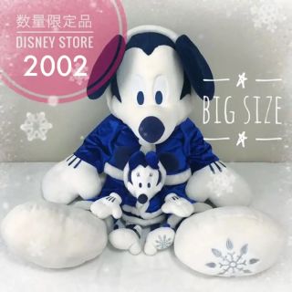 ディズニー(Disney)のレア　ディズニーストア 限定 ミッキー 特大 プラッシュ ぬいぐるみ (ぬいぐるみ)