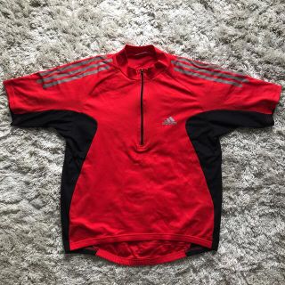 アディダス(adidas)の【最終値下げ】アディダス  サイクルジャージ　Mサイズ　USED(ウエア)