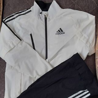 アディダス(adidas)のアディダスゴルフレインウェア上下セット(ウエア)