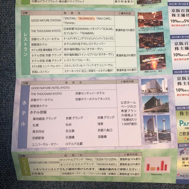 京阪グループ諸施設　株主優待 チケットのチケット その他(その他)の商品写真