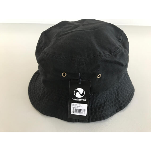 【新品】ニューハッタン バケットハット ブラック 黒 L/XL メンズレディース メンズの帽子(ハット)の商品写真