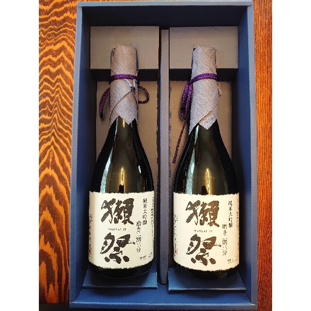 獺祭　純米大吟醸　磨きニ割三分720ml 2本セット 食品/飲料/酒の酒(日本酒)の商品写真