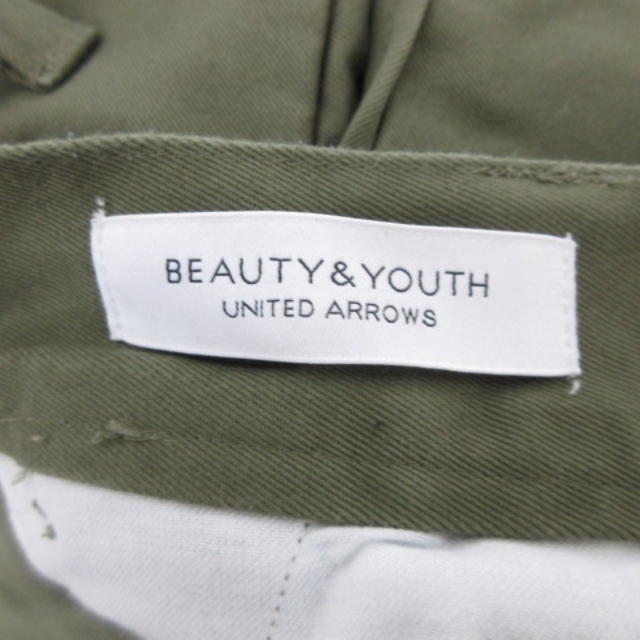 BEAUTY&YOUTH UNITED ARROWS(ビューティアンドユースユナイテッドアローズ)のB&Y ユナイテッドアローズ チノパン カットオフ ジップ コットン L メンズのパンツ(チノパン)の商品写真