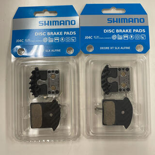 シマノ(SHIMANO)のSHIMANO シマノ J04C メタル ディスクブレーキパッド 2個セット(パーツ)