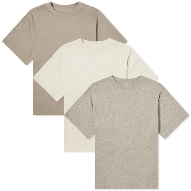 FEAR OF GOD(フィアオブゴッド)のsサイズ　essentials fear of god tee 3pack メンズのトップス(Tシャツ/カットソー(半袖/袖なし))の商品写真