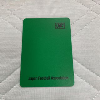 グリーンカード　審判　サッカー(その他)