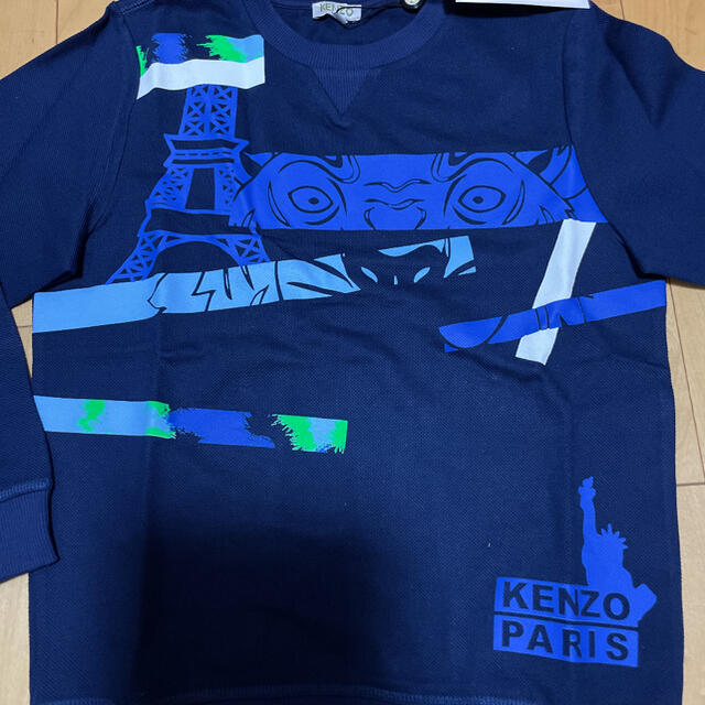 KENZO(ケンゾー)の新品　タグ付き　KENZO トレーナー　キッズ キッズ/ベビー/マタニティのキッズ服男の子用(90cm~)(Tシャツ/カットソー)の商品写真