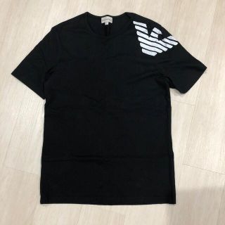 エンポリオアルマーニ(Emporio Armani)のエンポリオアルマーニ　ブラック　半袖　Tシャツ(Tシャツ/カットソー(半袖/袖なし))