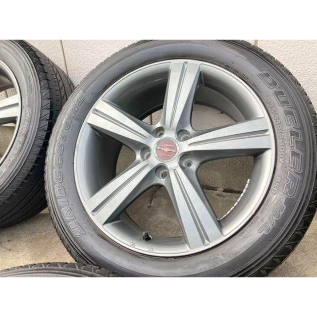 BRIDGESTONE(ブリヂストン)の即日発送❗️バリ山❗️235/55R18 18×7.5J +40 シャレンCC 自動車/バイクの自動車(タイヤ・ホイールセット)の商品写真