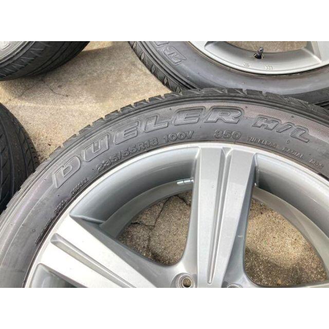 BRIDGESTONE(ブリヂストン)の即日発送❗️バリ山❗️235/55R18 18×7.5J +40 シャレンCC 自動車/バイクの自動車(タイヤ・ホイールセット)の商品写真