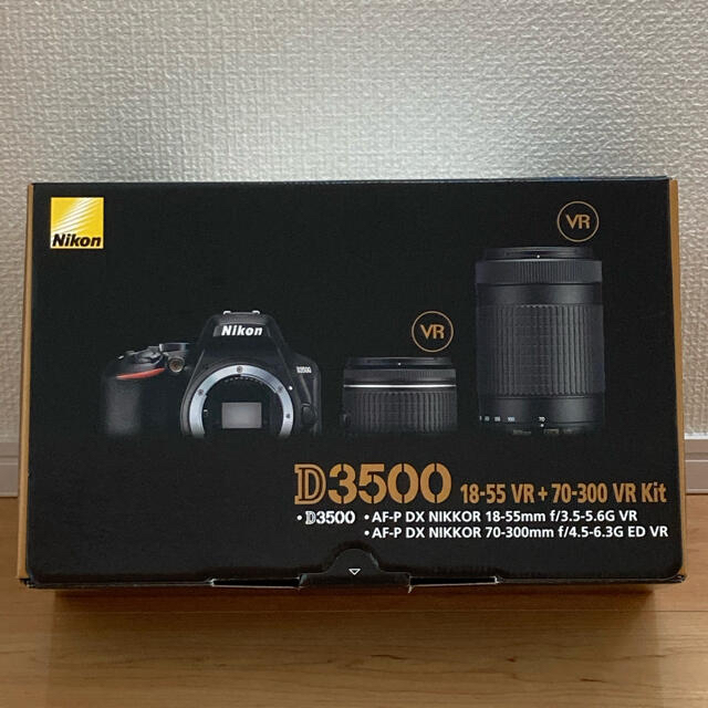 Nikon D3500 ダブルズームキット 2022最新のスタイル 31850円引き 2435 ...