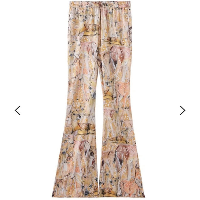 Lautashi deer printed pants