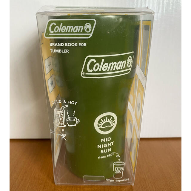 Coleman(コールマン)の【未使用】Coleman BRAND BOOK 真空断熱タンブラー モスグリーン インテリア/住まい/日用品のキッチン/食器(タンブラー)の商品写真