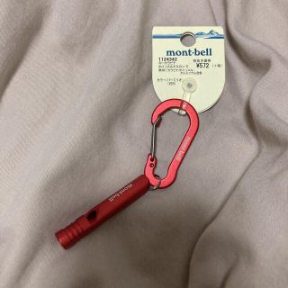 モンベル(mont bell)の新品未使用　mont-bell     カラビナ　ホイッスル(防災関連グッズ)