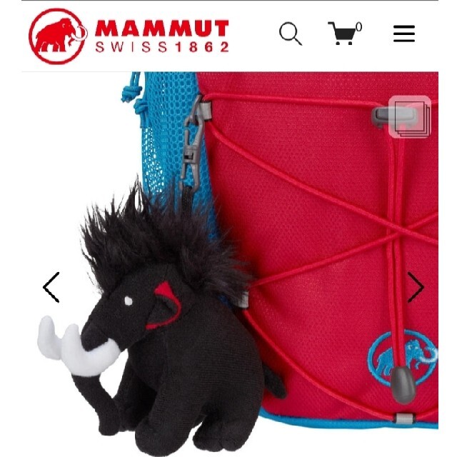 Mammut(マムート)の【新品】MAMMUT手乗りサイズチャーム エンタメ/ホビーのおもちゃ/ぬいぐるみ(キャラクターグッズ)の商品写真