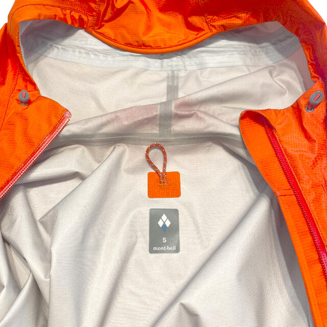 モンベルmontbellゴアテックスgoretex赤レッド登山レインコートジャケ 2