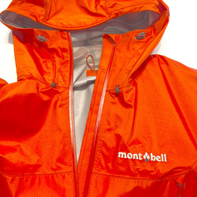 モンベルmontbellゴアテックスgoretex赤レッド登山レインコートジャケ 3