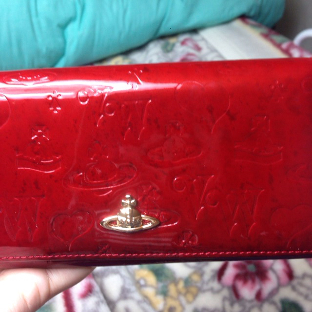 【希少！新品】VivienneWestwood 長財布　赤エナメル Vivienne Westwood - GW特価！新品 ヴィヴィアンウエストウッド