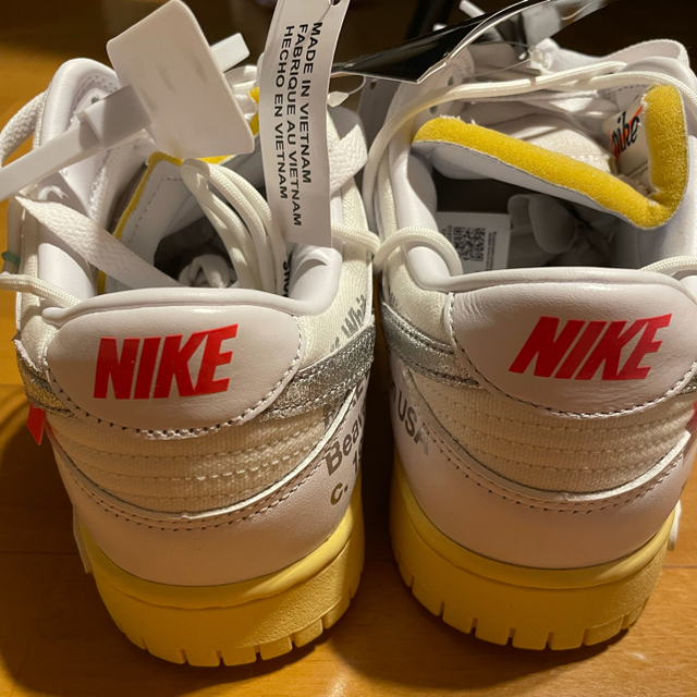 NIKE(ナイキ)のOFF-WHITE × NIKE DUNK LOW 1 OF 50 27cm メンズの靴/シューズ(スニーカー)の商品写真