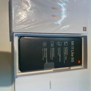 アンドロイド(ANDROID)の新品 SIMフリー  Xiaomi Mi 11 Lite 5G 国内正規(スマートフォン本体)
