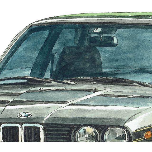 GC-1452 BMW ALPINA限定版画直筆サイン額装作家平右ヱ門 5
