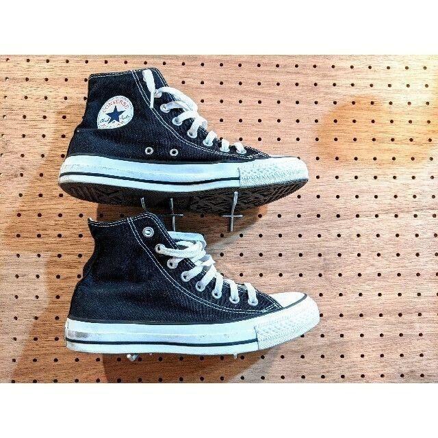 CONVERSE(コンバース)の【送料無料】オールスターハイ黒 美品 converse All-star Hi メンズの靴/シューズ(スニーカー)の商品写真