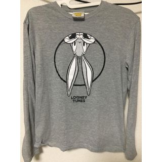 ユニバーサルスタジオジャパン(USJ)のルーニーテューンズ　バックスバニー　ロンT グレー(Tシャツ/カットソー(七分/長袖))