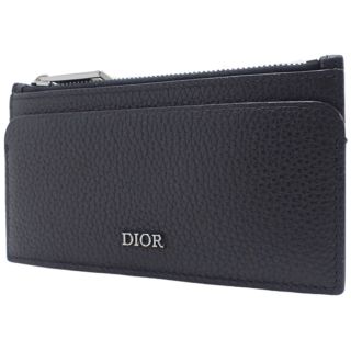 ディオール(Dior)のディオール カード&コインケース レザー ブラック黒 40802000659(コインケース/小銭入れ)