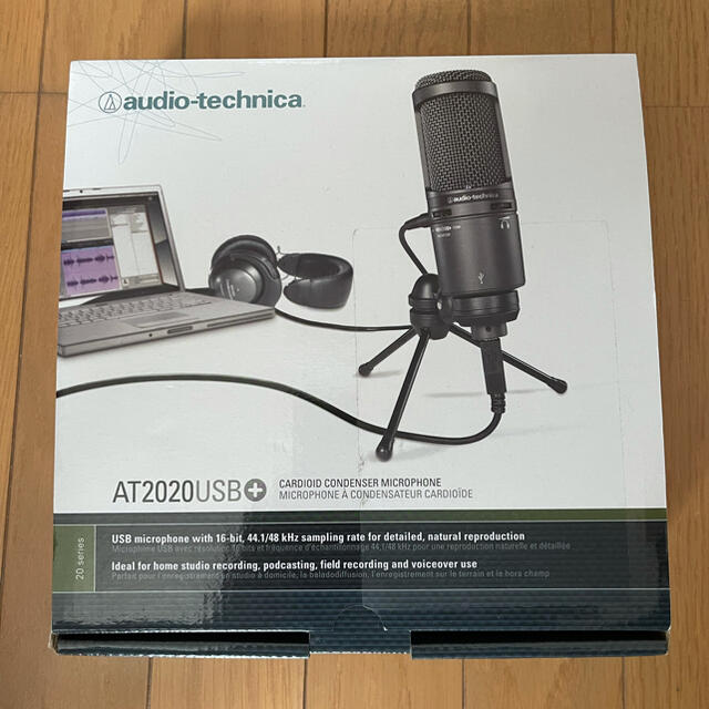 audio−technica AT2020USB+マイクロホン