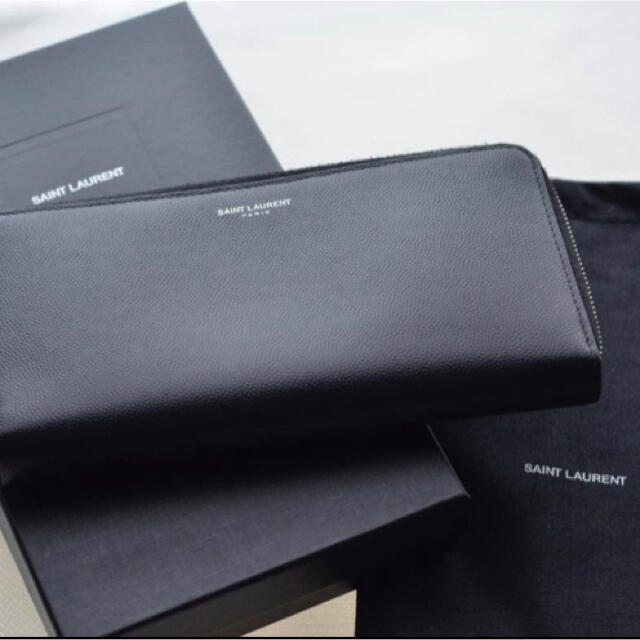 ☆サンローラン☆ラウンドファスナー長財布☆レザー☆黒☆ブラック ☆サンローラン☆ラウンドファスナー長財布☆レザー☆黒☆ブラック