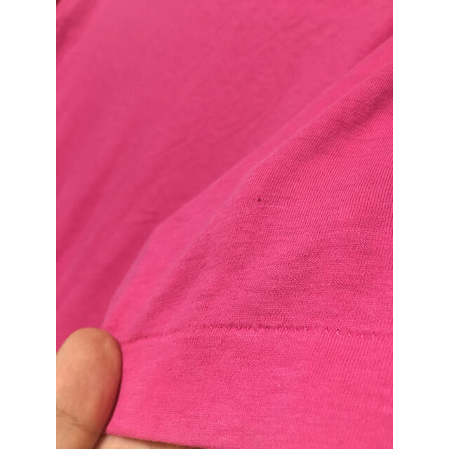 ヴィンテージTシャツ　バハマ　ピンク　アメリカ国章 VISA メンズのトップス(Tシャツ/カットソー(半袖/袖なし))の商品写真