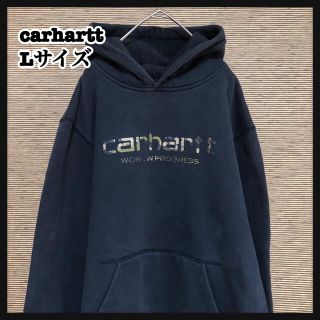 カーハート(carhartt)の【カーハート】プルオーバーパーカー　デカロゴ　裏起毛　厚手　ビッグサイズ90(パーカー)