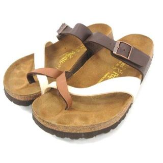 ビルケンシュトック(BIRKENSTOCK)のビルケンシュトック 19SS マヤリ トングサンダル 7.5 25.5cm 茶色(サンダル)