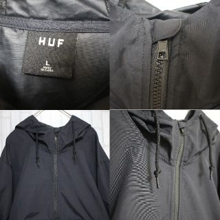 HUF ハフ アノラックパーカー ナイロンジャケット ハーフジップ 国旗