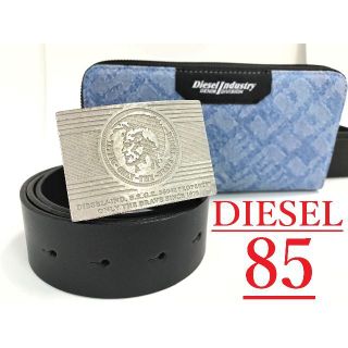 ディーゼル(DIESEL)のディーゼル　ベルト0419　サイズ85　ブラック　新品タグ付　ギフトにも　大人気(ベルト)