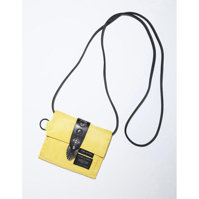TOGA ARCHIVES×PORTER 財布 ショルダーウォレット 黄色-