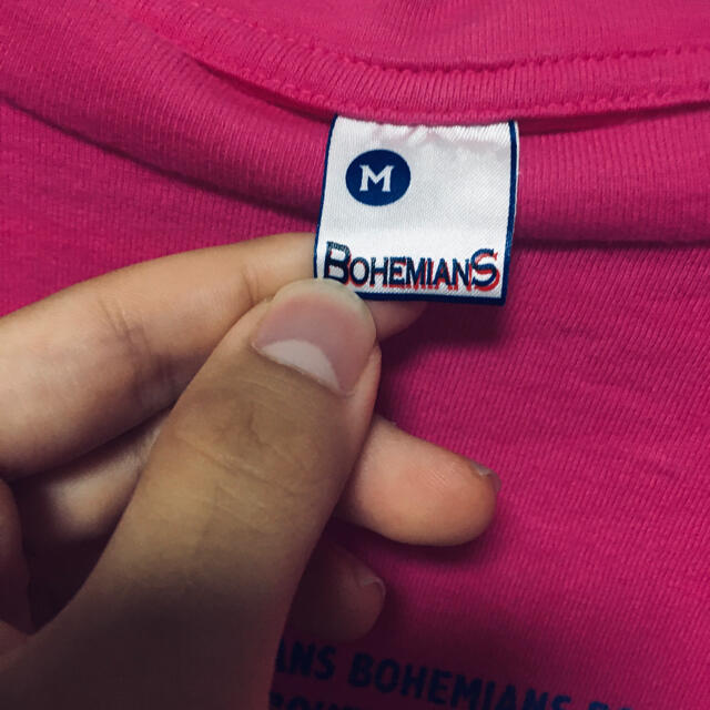 Bohemians(ボヘミアンズ)のボヘミアンズ　Tシャツ　ピンク　東京　目黒 メンズのトップス(Tシャツ/カットソー(半袖/袖なし))の商品写真