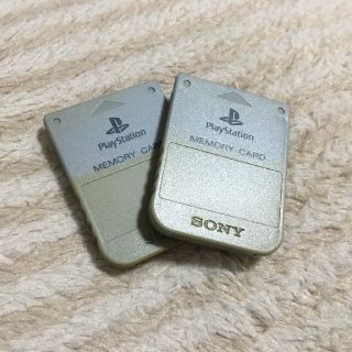 プレイステーション(PlayStation)のプレイステーション　メモリーカード　SONY純正(家庭用ゲーム機本体)