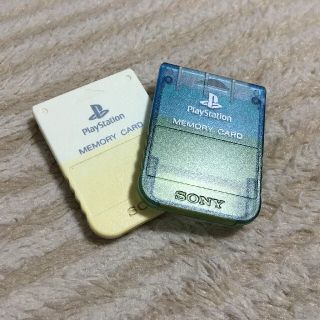 プレイステーション(PlayStation)のプレイステーション　メモリーカード　SONY純正(家庭用ゲーム機本体)