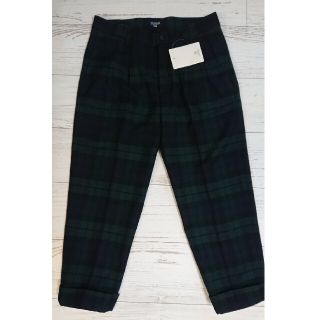 ジャーナルスタンダード(JOURNAL STANDARD)のジャーナルスタンダード  ウールチェッククロップドパンツタグ付き(クロップドパンツ)