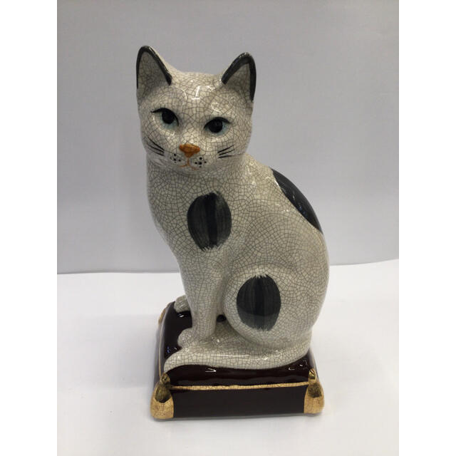 SEVEN CORPORATION❤︎猫の陶器置物❤︎ブックエンド❤︎ペアセット