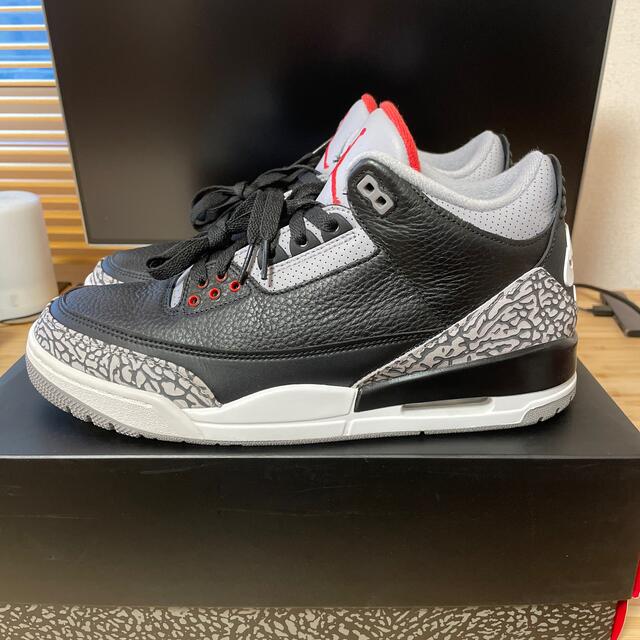 NIKE(ナイキ)のAir Jordan 3 Retro OG Black Cement 28.5 メンズの靴/シューズ(スニーカー)の商品写真