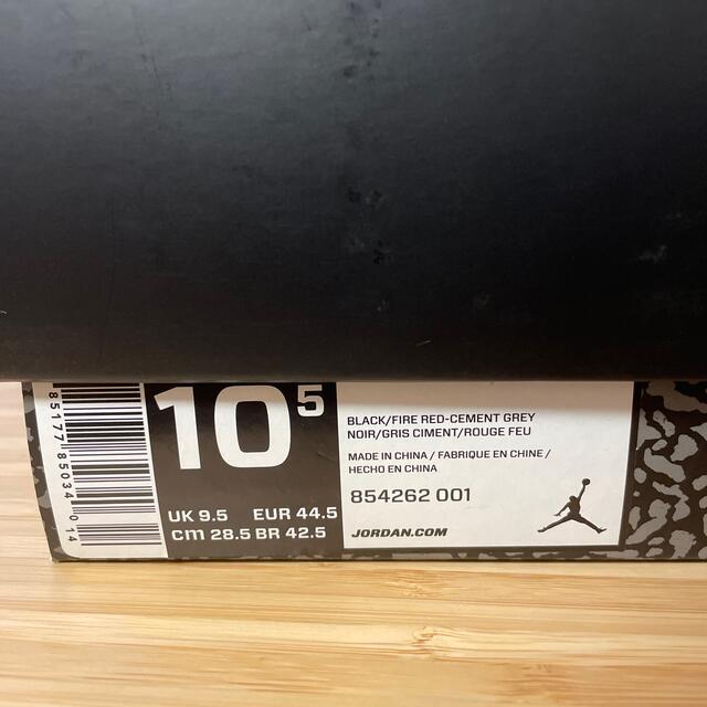 NIKE(ナイキ)のAir Jordan 3 Retro OG Black Cement 28.5 メンズの靴/シューズ(スニーカー)の商品写真