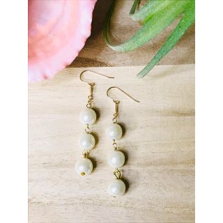 シールームリン(SeaRoomlynn)の【SALE】14kgfピアス♡パールタイプピアス♡イヤリング交換無料(ピアス)