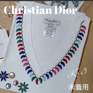 クリスチャンディオール(Christian Dior)のChristian Dior Tシャツ/カットソー 40(Tシャツ(半袖/袖なし))