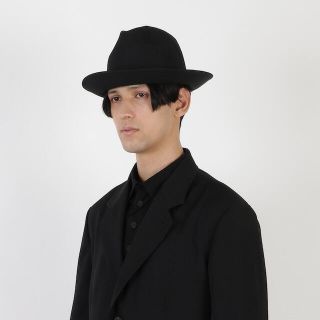 Yohji Yamamoto - 【新品未使用】ヨウジヤマモト シワギャバフェドラ